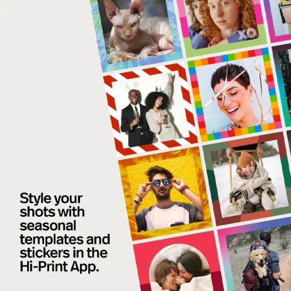 Фотопринтер Polaroid Hi Print 3x3 E-Box Bundle (10 Shots)  / Цветная / Белый photo 7