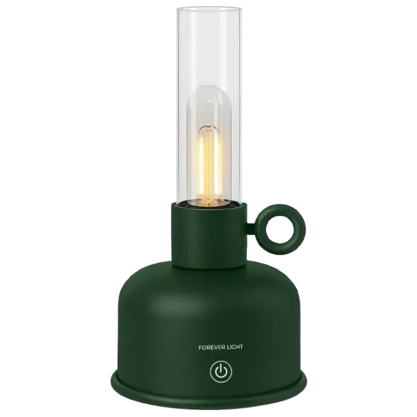Lampă LED Forever Light Vintage Petroleum Green photo 1