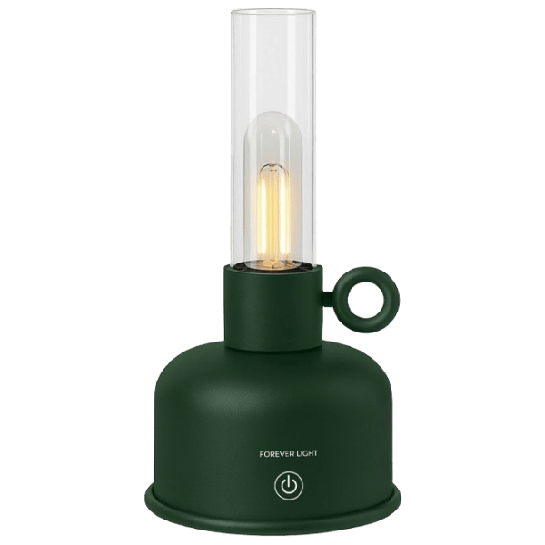 Lampă LED Forever Light Vintage Petroleum Green photo 1