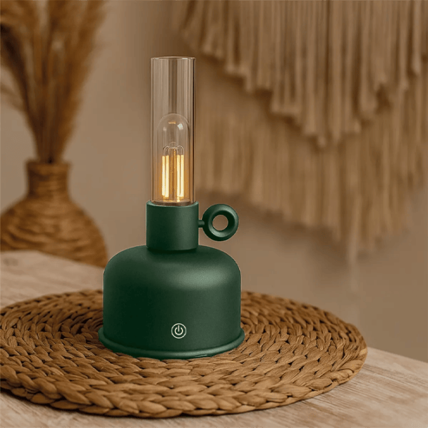 Lampă LED Forever Light Vintage Petroleum Green photo 2
