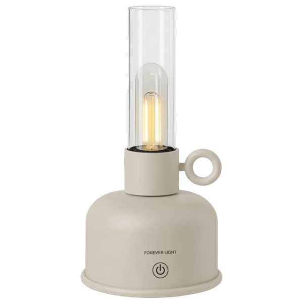 Lampă LED Forever Light Vintage Petroleum Beige photo 1