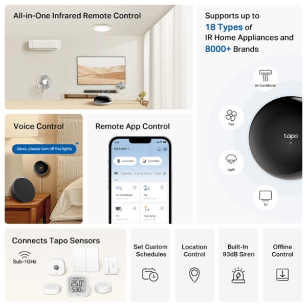Controller inteligent TP-Link Tapo H110 White photo 4