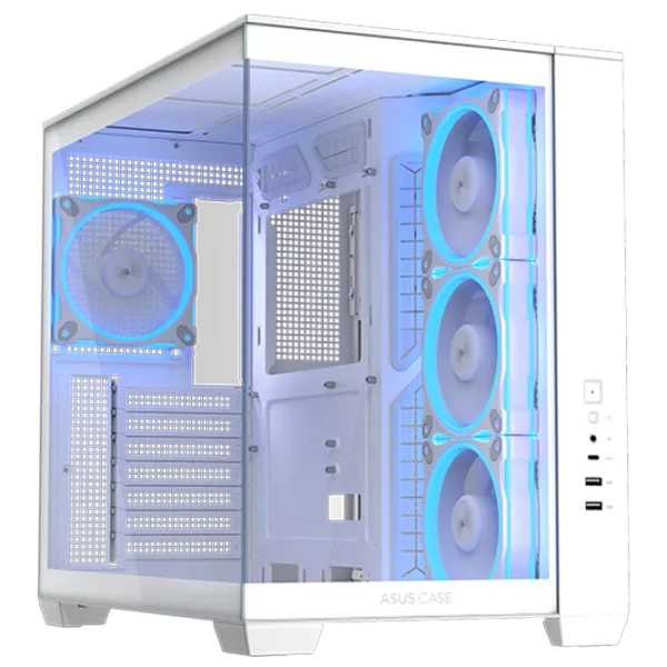 Carcasă Asus A32 PLUS TG Mid Tower / White photo 1