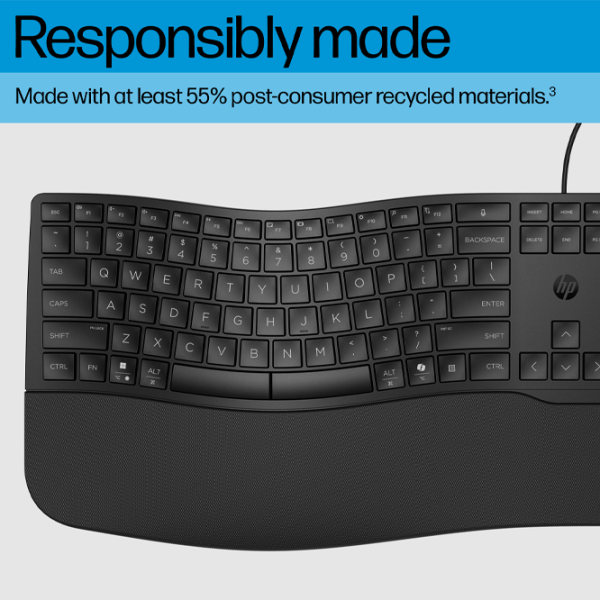 Tastatură HP 480 Comfort Cu fir / Black photo 6