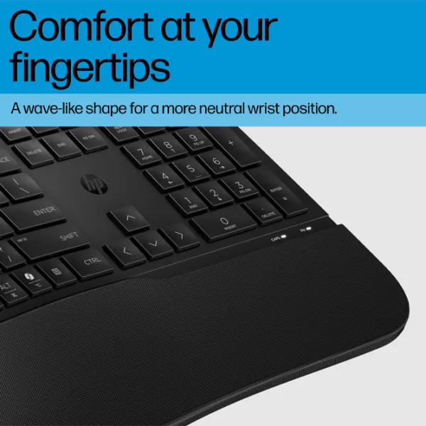 Tastatură HP 480 Comfort Cu fir / Black photo 7
