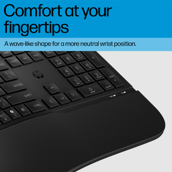 Tastatură HP 480 Comfort Cu fir / Black photo 7