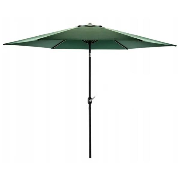 Зонт садовый GardenLine GAO2569 Черный Зеленый photo 1