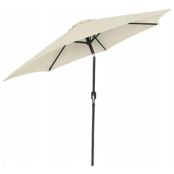 Зонт садовый GardenLine GAO5347 Черный Бежевый photo 2