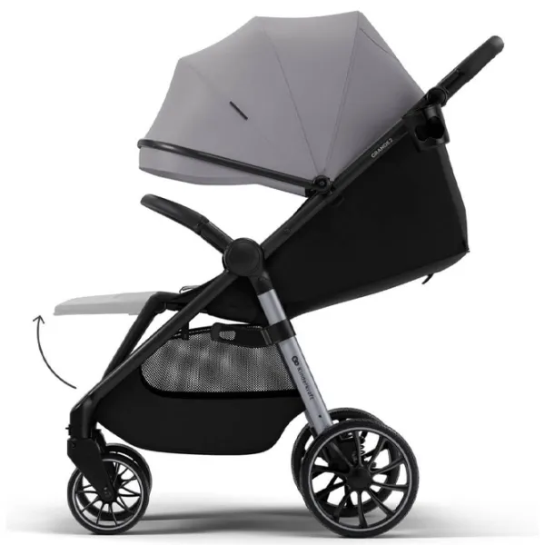Детская коляска KinderKraft Grande 2 KSGRAN02GRY0000/ Серый photo 5