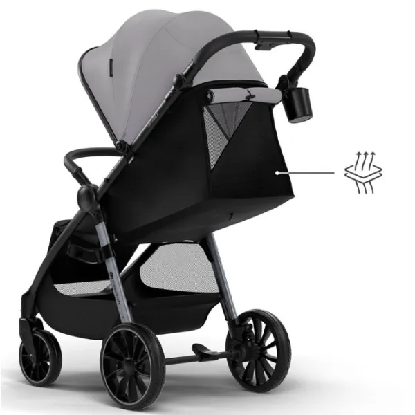 Детская коляска KinderKraft Grande 2 KSGRAN02GRY0000/ Серый photo 6