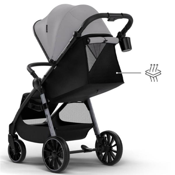 Детская коляска KinderKraft Grande 2 KSGRAN02GRY0000/ Серый photo 6