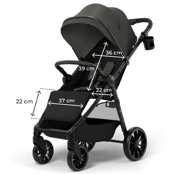 Детская коляска KinderKraft Grande 2 KSGRAN02GRE0000/ Зеленый photo 8