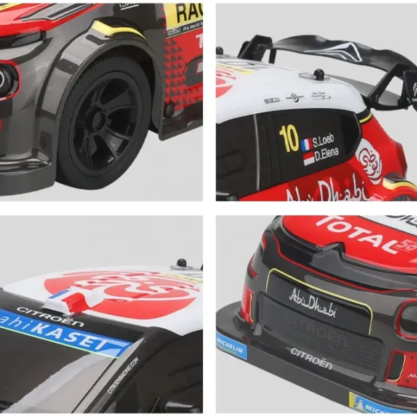 Машинка Fast Gearz Citroen C3 WRC QTRC00004B 12 км/ч / 2.4 ГГц / Разноцветный Красный photo 2