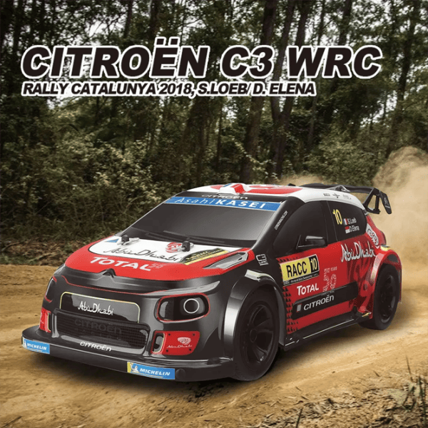 Машинка Fast Gearz Citroen C3 WRC QTRC00004B 12 км/ч / 2.4 ГГц / Разноцветный Красный photo 3
