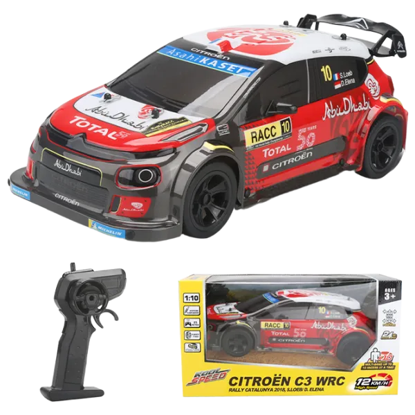 Машинка Fast Gearz Citroen C3 WRC QTRC00004B 12 км/ч / 2.4 ГГц / Разноцветный Красный photo 4