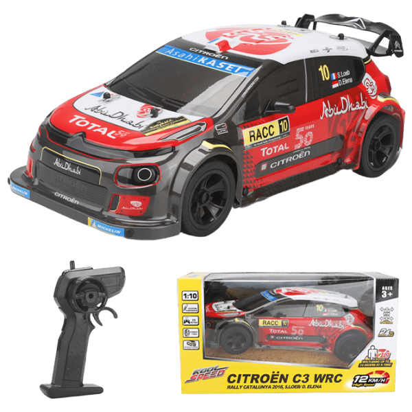 Машинка Fast Gearz Citroen C3 WRC QTRC00004B 12 км/ч / 2.4 ГГц / Разноцветный Красный photo 4