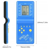 Портативная игровая консоль Telcon Retro Tetris Game 6+ / Разноцветный Синий photo 4