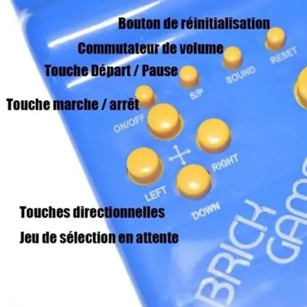 Портативная игровая консоль Telcon Retro Tetris Game  6+ / Разноцветный Синий photo 7