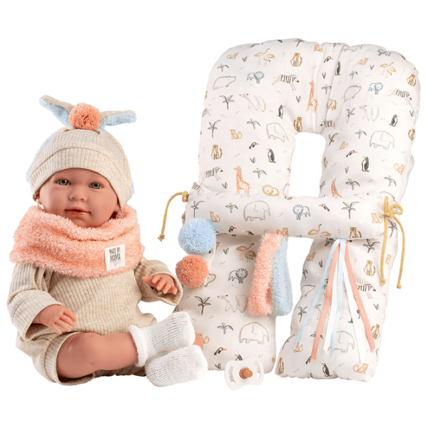 Păpușă Llorens Cojin Chichonera 74128 bebeluș / 3+ photo 3