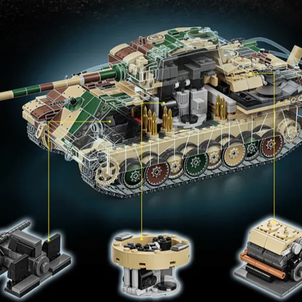 Constructor HD Toys R20/30 Tanc/ Multicolor photo 2