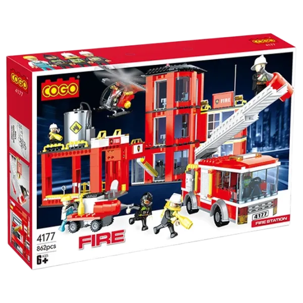 Constructor HD Toys D1R7/8 Pompieri/ Red photo 1