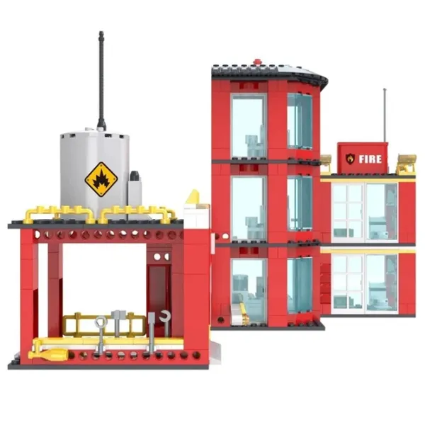 Constructor HD Toys D1R7/8 Pompieri/ Red photo 5