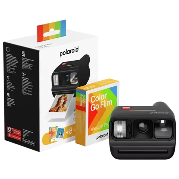 Фотоаппарат моментальной печати Polaroid Go Gen 3 E-Box Bundle (8 Shots)  / Черный photo 1