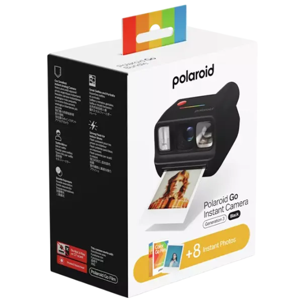 Фотоаппарат моментальной печати Polaroid Go Gen 3 E-Box Bundle (8 Shots)  / Черный photo 3