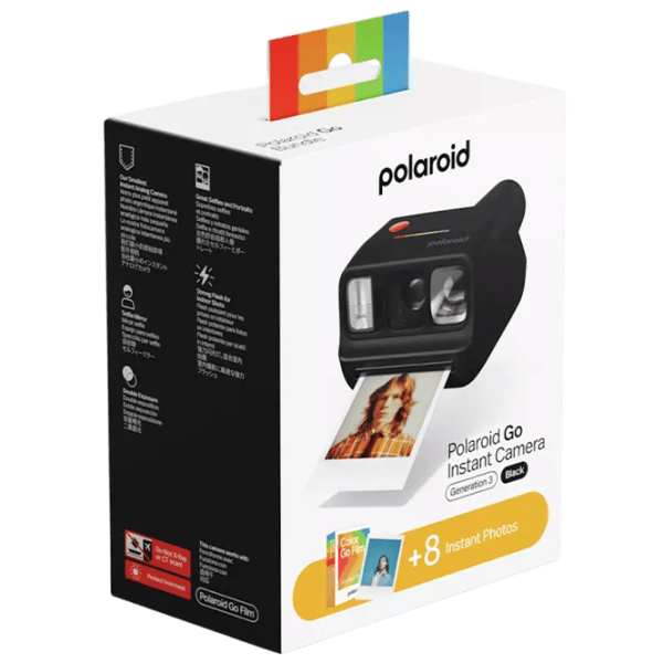 Фотоаппарат моментальной печати Polaroid Go Gen 3 E-Box Bundle (8 Shots)  / Черный photo 3