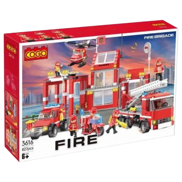 Constructor HD Toys D1R7/6 Pompieri/ Red photo 1
