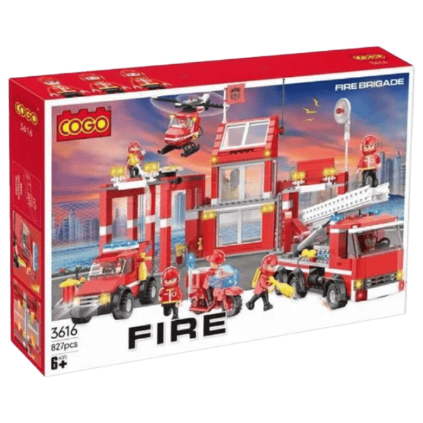 Constructor HD Toys D1R7/6 Pompieri/ Red photo 1