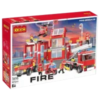 Конструктор HD Toys D1R7/6 Пожарные/ Красный