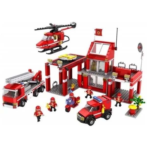 Constructor HD Toys D1R7/6 Pompieri/ Red photo 2