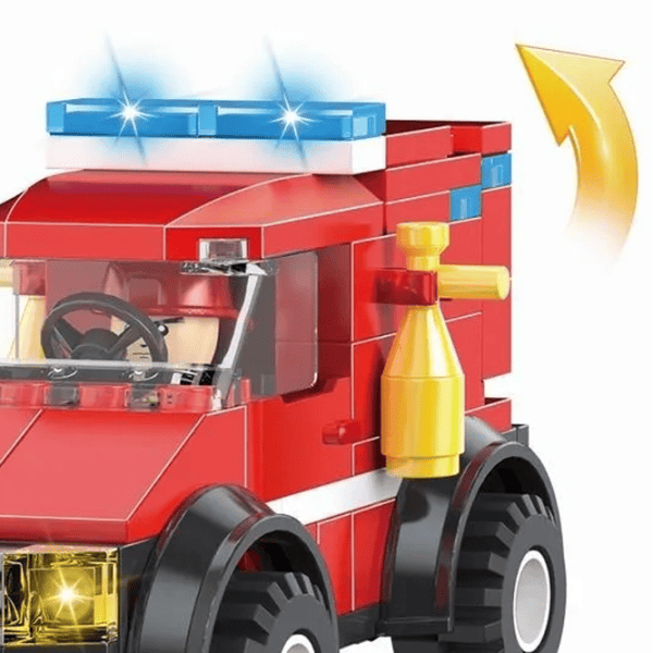 Constructor HD Toys D1R7/6 Pompieri/ Red photo 5