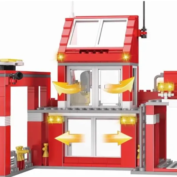 Constructor HD Toys D1R7/6 Pompieri/ Red photo 6
