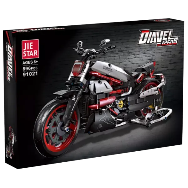 Конструктор HD Toys D1R6/1/2 Мотоцикл/ Красный photo 1
