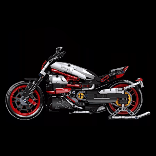 Конструктор HD Toys D1R6/1/2 Мотоцикл/ Красный photo 4