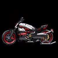 Constructor HD Toys D1R6/1/2 Motocicletă/ Red photo 4