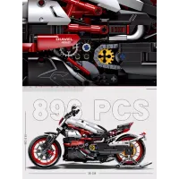 Constructor HD Toys D1R6/1/2 Motocicletă/ Red photo 5
