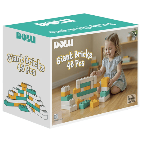 Constructor Dolu Giant Bricks Clasic/ Multicolor photo 1