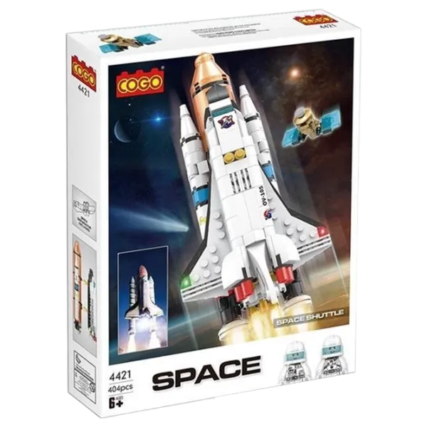Constructor HD Toys D1R7/3 Rachetă spațială/ White photo 1
