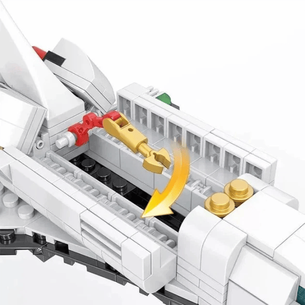 Constructor HD Toys D1R7/3 Rachetă spațială/ White photo 4
