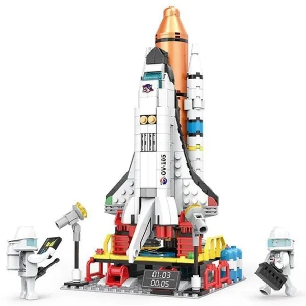 Constructor HD Toys D1R7/3 Rachetă spațială/ White photo 5