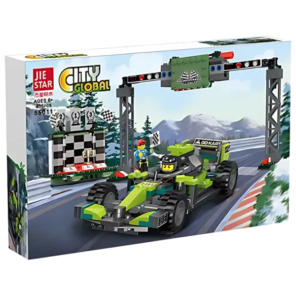 Constructor HD Toys D1R7/4 Mașină/ Green photo 1