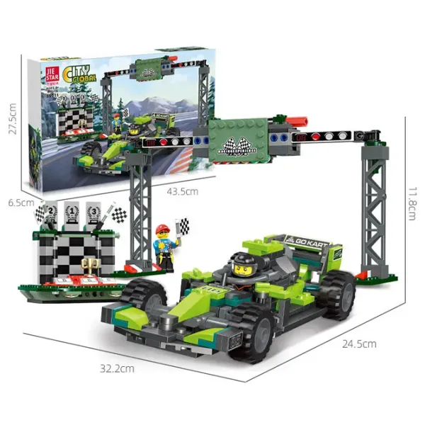 Constructor HD Toys D1R7/4 Mașină/ Green photo 2