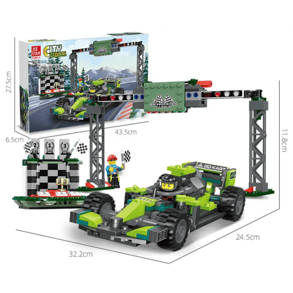 Constructor HD Toys D1R7/4 Mașină/ Green photo 2