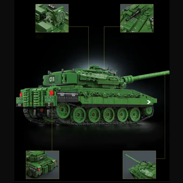 Constructor HD Toys Merkava Main Battle Tanc/ Green photo 5