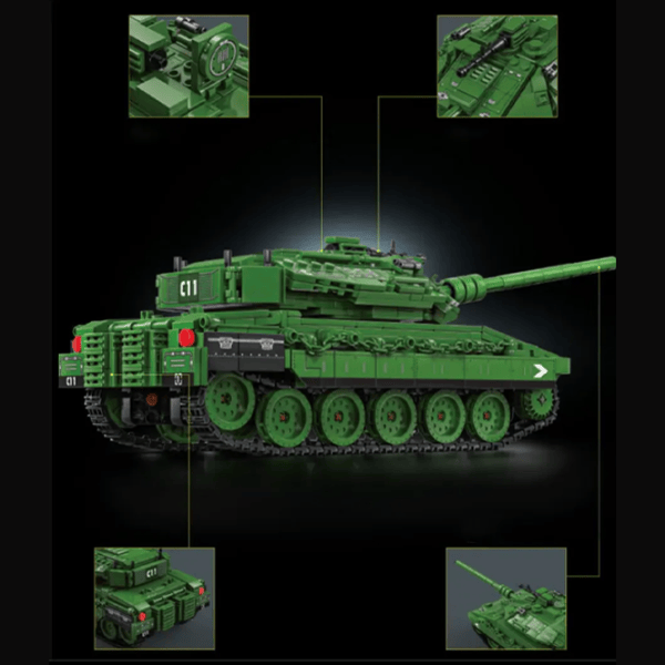 Constructor HD Toys Merkava Main Battle Tanc/ Green photo 5