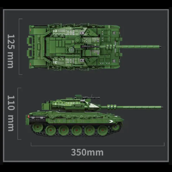 Constructor HD Toys Merkava Main Battle Tanc/ Green photo 6