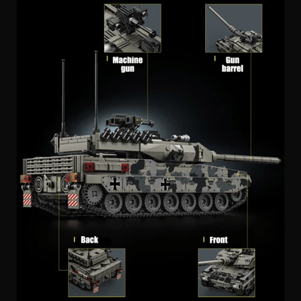 Constructor HD Toys Leopard 2A7 Heavy Tanc/ Black photo 4
